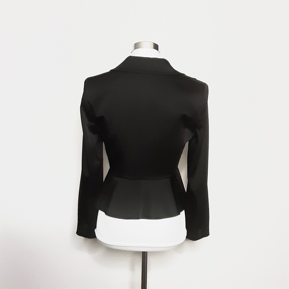 BCBG MAXAZRIA Black Formal Fitted Jacket Size Small - Picture 6 of 10